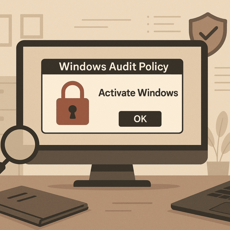 Using Windows Audit Policy Activation