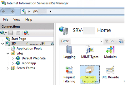 IIS Manager overview on Windows Server