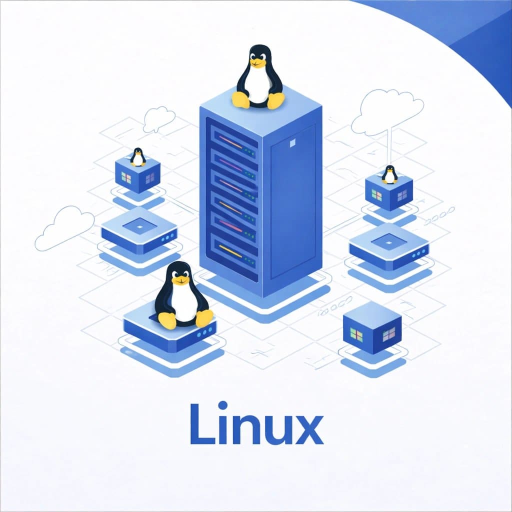 Linux VPS hosting infrastructure with dedicated servers